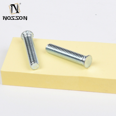 Estándar de la industria de la plata 304 tornillos de soldadura de acero inoxidable M3 / M4 / M5 / M6 / M8 tornillos de montaje de puntos de rodillo con estándar DIN