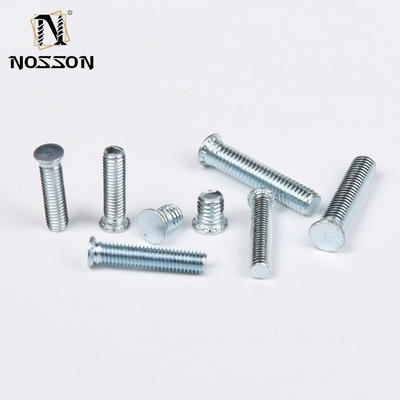 Estándar de la industria de la plata 304 tornillos de soldadura de acero inoxidable M3 / M4 / M5 / M6 / M8 tornillos de montaje de puntos de rodillo con estándar DIN
