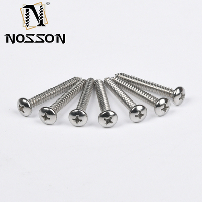 Metric SS304 SS316 acero inoxidable M2.5 JIS Phillips Flat Head Self Tapping Screw para el metal en el estándar JIS