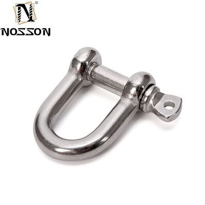 Tecnología de fundición de precisión 304 316 Bolsillo de acero inoxidable Tipo de cadena Grilleta D Grilleta para 8 mm Tamaño