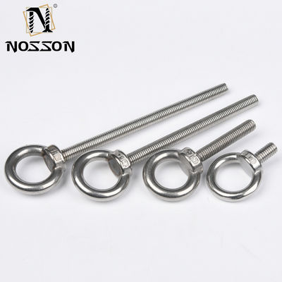 M2.5 M3 M4 M5 M6 M8 M10 M12 M14 M16 M20 Cerrojo de elevación de ojos zincado con tuercas Cerro de anclaje cerrado de cerros de acero inoxidable