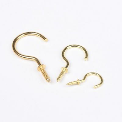 ANSI estándar de acero inoxidable de pared tornillo gancho tornillos zincado y sistema de medición INCH para aplicaciones industriales