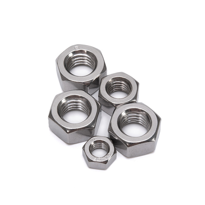 Fabricación experimentada de elementos de fijación en la industria general ANSI/ASME Nuts hexagonales de acero inoxidable estándar M2-M24 con acabado liso