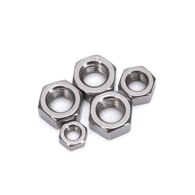 Fabricación experimentada de elementos de fijación en la industria general ANSI/ASME Nuts hexagonales de acero inoxidable estándar M2-M24 con acabado liso
