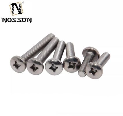 Industria de acabados galvanizados Titanio aleación de acero inoxidable tornillo de freno disco de titanio tornillos tornillos con cabeza de pane DIN estándar