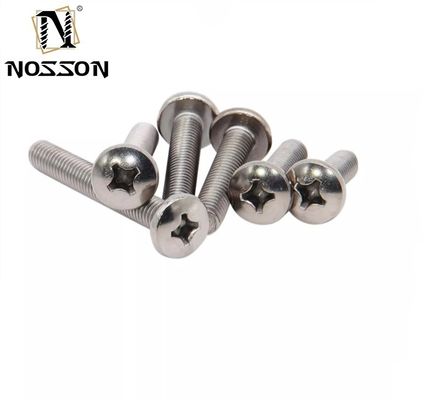 Industria de acabados galvanizados Titanio aleación de acero inoxidable tornillo de freno disco de titanio tornillos tornillos con cabeza de pane DIN estándar