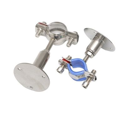 16-300mm de tuberías de acero inoxidable estándar de la tubería colgantes con 2 tornillos anillo y caucho