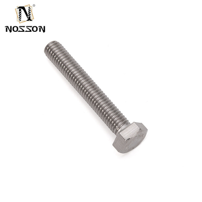 Fabricación Distribución Estándar ANSI acabado plano 304 316 Hex Cerrojo de acero inoxidable y lavadora de tuercas DIN931 DIN933