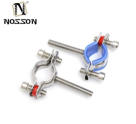 16-300mm de tuberías de acero inoxidable estándar de la tubería colgantes con 2 tornillos anillo y caucho