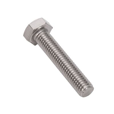 Sistema de medición INCH DIN933 Tornos de cabeza hexagonal de latón M6 M8 M10 M12 M16 tornillos de acero inoxidable