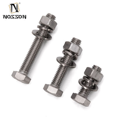 Acero inoxidable 304 316 316L DIN 931 DIN 933 Cerrojos de cabeza hexagonal m3 m4 m5 m6 m8 m10 m12 m14 m16 m20 para necesidades industriales