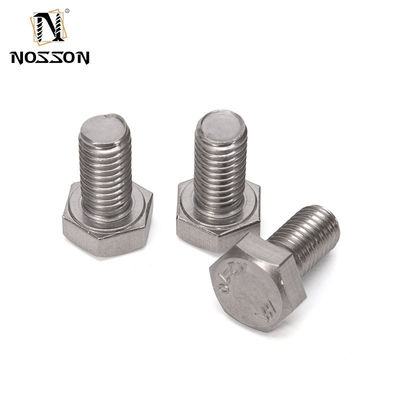 Acero inoxidable 304 316 316L DIN 931 DIN 933 Cerrojos de cabeza hexagonal m3 m4 m5 m6 m8 m10 m12 m14 m16 m20 para necesidades industriales