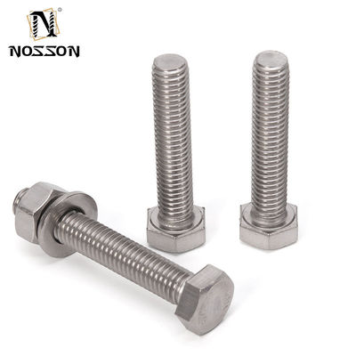 Sistema de medición de hexagonal de acero inoxidable DIN933 M6 M12 SS304/SS316