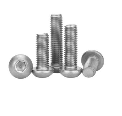 M3 Fijaciones para bicicletas Cabeza de paneles Titanio disco de freno Rotor pernos Arco iris acabado de zinc revestido con escayola Cabeza de botón estilo