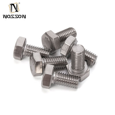 Fabricación grado 8.8 DIN931 DIN933 para M3 M4 M5 M6 M8 M10 M12 M14 M16 M20 en acabado plano