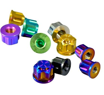 Noche de titanio de 12 puntos Gr5 métrica para aplicaciones de alta resistencia en acero inoxidable estándar DIN 304 y zincado