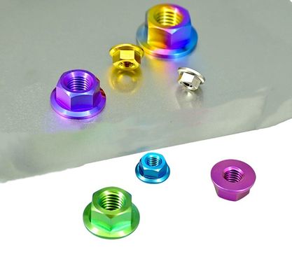 Noche de titanio de 12 puntos Gr5 métrica para aplicaciones de alta resistencia en acero inoxidable estándar DIN 304 y zincado