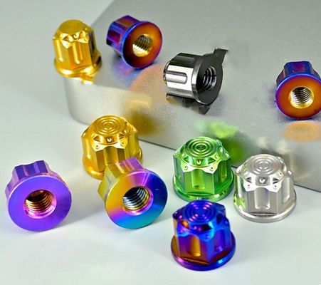 Noche de titanio de 12 puntos Gr5 métrica para aplicaciones de alta resistencia en acero inoxidable estándar DIN 304 y zincado