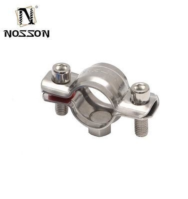 Acero inoxidable soporte personalizado de puño rápido abrazaderas de tubería revestidas de caucho para aislamiento de tubería estándar 16-300mm