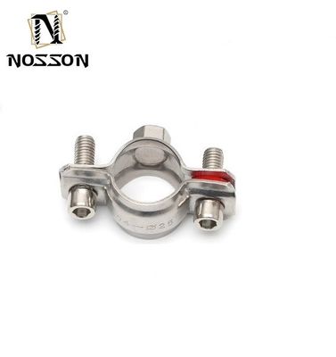 Acero inoxidable soporte personalizado de puño rápido abrazaderas de tubería revestidas de caucho para aislamiento de tubería estándar 16-300mm