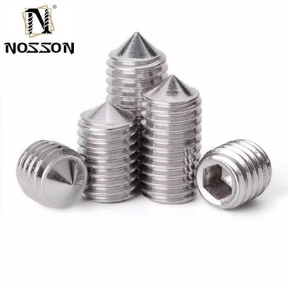 Polishing DIN913 DIN914 DIN916 Gr12.9 Acero de aleación negra M1.4 M2 M2.5 M3 M4 Allen Grub tornillo para el sistema de medición INCH