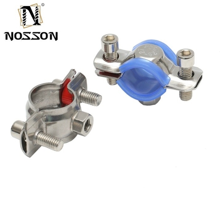 Clamparas y insertores de tuberías estándar o no estándar Medida métrica Clamparas metálicas de goma de montura con pinzas P
