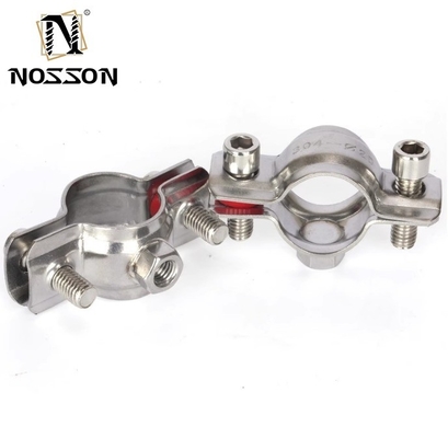 Clampada de perchas de acero inoxidable de 16-300 mm con sellos y tornillos EPDM fabricada de acuerdo con la norma ANSI/ASME