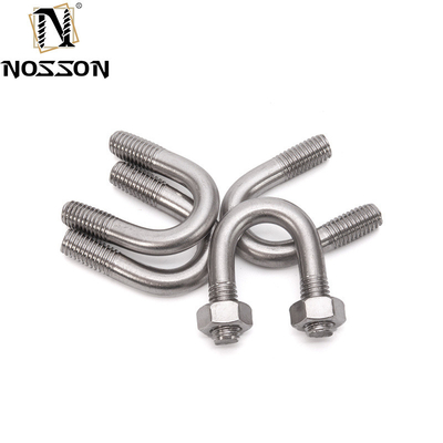Acero inoxidable 316 tornillos U de flexión redonda plana DIN1142 Especial para M3 M4 M5 M6 M8 M10 M12 M16 M20 ANSI/ASME
