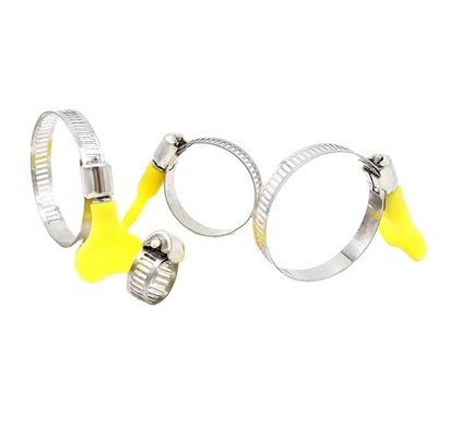 Alemania Tipo de acero inoxidable de liberación rápida tubo telescópico tipo C de tubos de tubería pinzas de manguera abrazaderas con tornillo / manija de pulgar