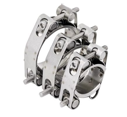 Tipo de abrazadera de trabajo pesado Bolsas de abrazadera con acabado de zinc GB estándar fuerte abrazadera de manguera de acero inoxidable Super Potencia