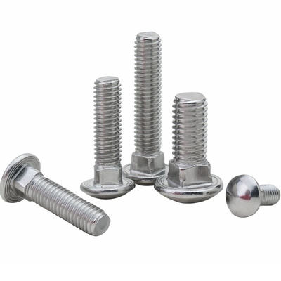 Finalización plana SS304 SS316 Entrenador galvanizado perno de tornillo M4 M5 M6 M8 M10 con acero de grado A2-70/A4-80/304/316 y de alto grado