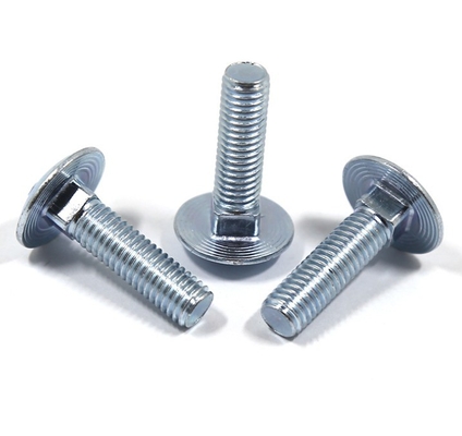 Finalización plana SS304 SS316 Entrenador galvanizado perno de tornillo M4 M5 M6 M8 M10 con acero de grado A2-70/A4-80/304/316 y de alto grado