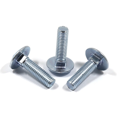 Finalización plana SS304 SS316 Entrenador galvanizado perno de tornillo M4 M5 M6 M8 M10 con acero de grado A2-70/A4-80/304/316 y de alto grado