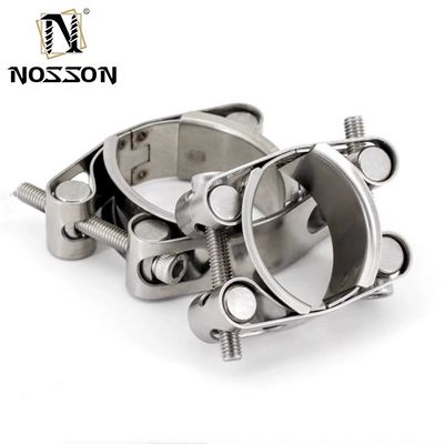 Clampada de manguera de T-Bolt estándar de acero inoxidable único ajustable 304 para sistema de medición de minería