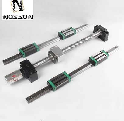 Flanged Single Ball Nut Ball Screw SFU 2005 2505 para el sistema de medición métrica Precisión C3 C5 C7 hilo de mano izquierda HIWIN