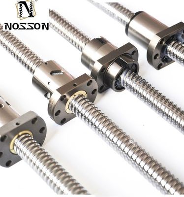 Flanged Single Ball Nut Ball Screw SFU 2005 2505 para el sistema de medición métrica Precisión C3 C5 C7 hilo de mano izquierda HIWIN