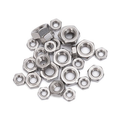 Sistema de medición imperial de acero inoxidable A2 A4 DIN439 DIN936 Hex Jam Nut delgado para obtener ventajas competitivas