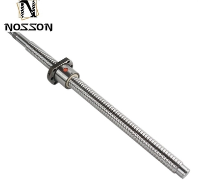 Cerrojo de precisión CNC de acero inoxidable de pulido ISO9001 2008 Certificado 3000mm SFU1204 Cerrojo de bola con motor paso a paso y plomo largo