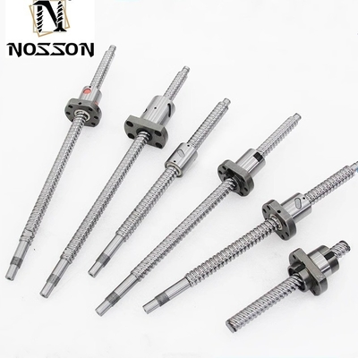 Cerrojo de precisión CNC de acero inoxidable de pulido ISO9001 2008 Certificado 3000mm SFU1204 Cerrojo de bola con motor paso a paso y plomo largo