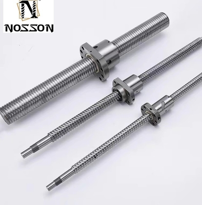 Cerrojo de precisión CNC de acero inoxidable de pulido ISO9001 2008 Certificado 3000mm SFU1204 Cerrojo de bola con motor paso a paso y plomo largo