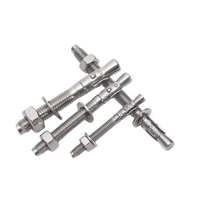 TiCN Revestido M12 * 150mm Acero de carbono Gr4.8 Cerrojo de anclaje de cuña zincado para aplicaciones estándar ISO de alta capacidad