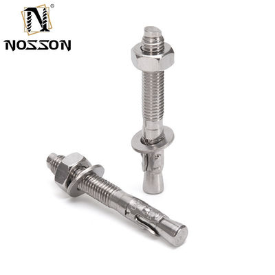 Acero inoxidable estándar ISO 304/316 Cerrojo de anclaje de cuña de expansión de pared Cerrojo de anclaje de cuña de tornillo para la capacidad de construcción Pídenos más