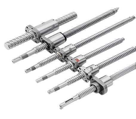 Nudo giratorio de acero inoxidable CNC Guía lineal de tierra de tornillo de bolas 1605 con colores personalizados y sistema de medición métrica
