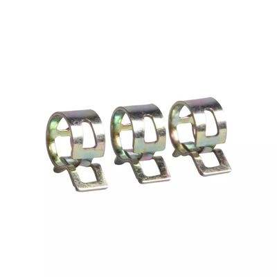 Acero inoxidable abrazadera de trabajo pesado Acción de metal Fue abrazadera de manguera de tipo de resorte con acabado de zinc y soporte OEM personalizado