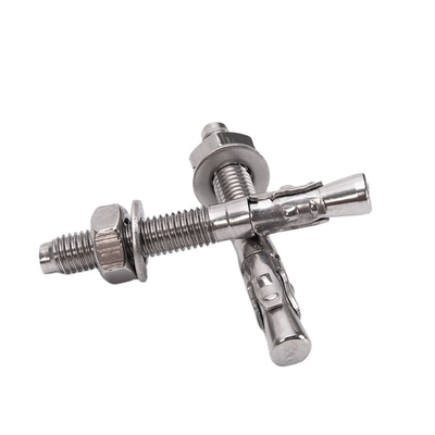Buena capacidad roja de cuña de anclaje perno 304 316 de acero inoxidable con sistema de medición marrón INCH