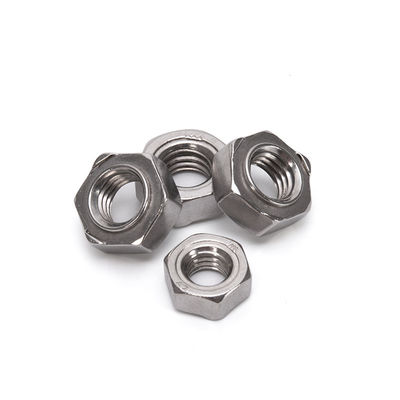 GB estándar personalizado de pulgadas métricas de acero inoxidable Hex Nuts M3 M4 M5 M6 M8 M10 M12 con zinc amarillo-cromato