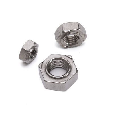 GB estándar personalizado de pulgadas métricas de acero inoxidable Hex Nuts M3 M4 M5 M6 M8 M10 M12 con zinc amarillo-cromato