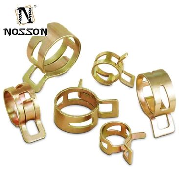 Conexión de tuberías de superficie plana métrica para sistemas de ventilación de automóviles abrazaderas de tuberías abrazaderas de primavera abrazaderas de abrazaderas a un precio asequible