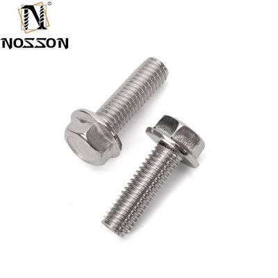 A2-70/A4-80/304/316 Grado de cerrojo de brida negro de todos los tamaños con acero inoxidable estándar DIN