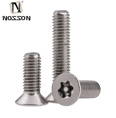 ANSI estándar de acero inoxidable Torx botón de cabeza de toma de seguridad para el tornillo de seguridad para diversas industrias Sistema de medición INCH M1.6